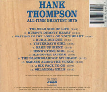 Load image into Gallery viewer, Hank Thompson : All-Time Greatest Hits (CD, Comp)
