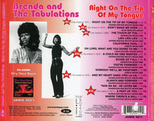 Load image into Gallery viewer, Brenda & The Tabulations : Right On The Tip Of My Tongue (CD, Comp)