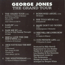 Load image into Gallery viewer, George Jones (2) : The Grand Tour (CD, Album, RE)