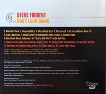 Load image into Gallery viewer, Steve Forbert : Don't Look Down (CD, Dig)
