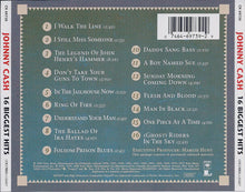 Load image into Gallery viewer, Johnny Cash : 16 Biggest Hits (HDCD, Comp, RP)
