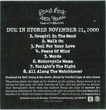 Load image into Gallery viewer, Neil Young : Road Rock (HDCD, Album, Promo)