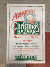 Load image into Gallery viewer, Armadillo Christmas Bazaar at Austin Opera House - 1988 (Poster)