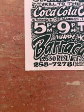 Load image into Gallery viewer, Singles Night for Max at Barracuda's - 1987 (Poster)