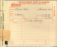 Load image into Gallery viewer, Johnny Cash : Personal File (2xCD, Album, Dig)