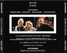 Load image into Gallery viewer, The Who : Join Together (CD, EP, Promo)