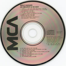 Load image into Gallery viewer, Merle Haggard : His Greatest And His Best (CD, Comp)