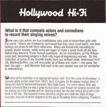 Load image into Gallery viewer, Various : Hollywood Hi-Fi (CD, Comp)