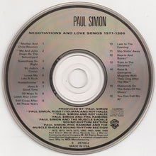 Load image into Gallery viewer, Paul Simon : Negotiations And Love Songs 1971-1986 (CD, Comp)