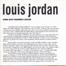 Load image into Gallery viewer, Louis Jordan : One Guy Named Louis: The Complete Aladdin Sessions (CD, Comp, RE)