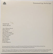 Load image into Gallery viewer, Lloyd Cole : Broken Record (CD, Album, Promo)