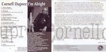 Load image into Gallery viewer, Cornell Dupree : I'm Alright (CD, Album)