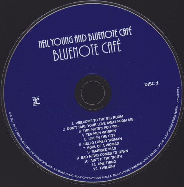 Buy Neil Young And The Bluenotes : Bluenote Café (CD) Online for a