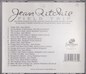 Jean Ritchie, Various : Field Trip (CD, Album, Comp, RE)