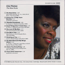 Load image into Gallery viewer, Irma Thomas : The New Rules (CD, Album)