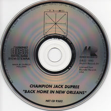 Load image into Gallery viewer, Champion Jack Dupree : Back Home In New Orleans (CD, Album)