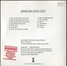 Load image into Gallery viewer, Peter Cook & Dudley Moore Present Derek And Clive* : (Live) (CD, Album)