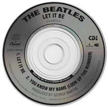Load image into Gallery viewer, The Beatles : Let It Be (CD, Mini, Single, Mono, RE)