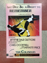 Load image into Gallery viewer, Beto Y Los Fairlanes & Jimmie Dale Gilmore at The Coliseum - 1989 (Poster)