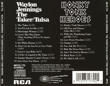Load image into Gallery viewer, Waylon Jennings : The Taker/Tulsa & Honky Tonk Heroes (CD, Album, Comp, RE)