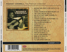 Load image into Gallery viewer, Rodney Crowell : The Platinum Collection (CD, Comp)