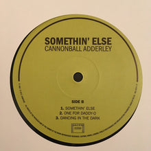 Load image into Gallery viewer, Cannonball Adderley : Somethin’ Else (LP, Album, RE, 180)
