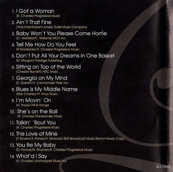 Golden Legends: Ray Charles Live(中古品) Buy Ray Charles : Live (CD) Online for a great price – Antone's