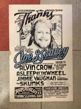 Load image into Gallery viewer, Thanks Joe Gracey Night at Armadillo World Headquarters - 1978 (Poster)