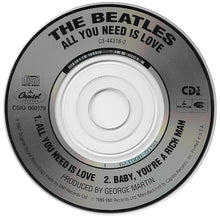 Load image into Gallery viewer, The Beatles : All You Need Is Love (CD, Mini, Single, Mono)