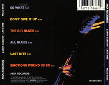 Load image into Gallery viewer, Larry Carlton : Last Nite (CD, Album)