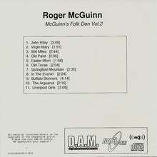Load image into Gallery viewer, Roger McGuinn : McGuinn's Folk Den Vol. 2 (CDr, Album, Enh, DAM)