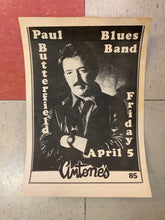 Load image into Gallery viewer, Paul Butterfield Blues Band at Antone's - 1985 (Poster)
