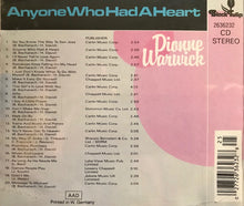 Load image into Gallery viewer, Dionne Warwick : Anyone Who Had A Heart - 20 Greatest Hits (CD, Comp)