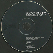 Load image into Gallery viewer, Bloc Party : A Weekend In The City (CD, Album)