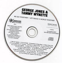 Load image into Gallery viewer, George Jones & Tammy Wynette : We Go Together / Let's Build A World Together (CD, Comp)