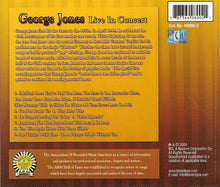Load image into Gallery viewer, George Jones (2) : Live In Concert (CD)