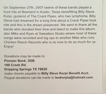 Load image into Gallery viewer, Various : 13 Crack Tracks (Austin Bands Perform Songs From The Crackpipes Songbook) (CD, Album)