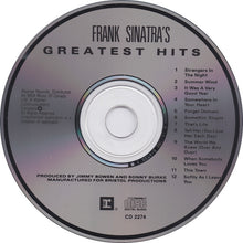 Load image into Gallery viewer, Frank Sinatra : Frank Sinatra's Greatest Hits (CD, Comp)