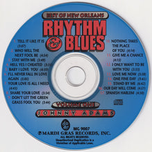 Load image into Gallery viewer, Johnny Adams : Best of New Orleans Rhythm & Blues Volume 1 (CD, Comp)