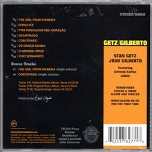 Load image into Gallery viewer, Stan Getz / Joao Gilberto* Featuring Antonio Carlos Jobim : Getz / Gilberto: 50th Anniversary (Stereo/Mono) (CD, Album, Mono, RE)