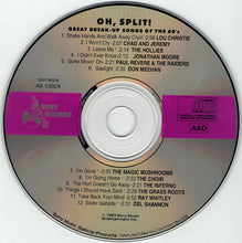 Load image into Gallery viewer, Various : Oh, Split! (Great Break-up Songs of the 60's) (CD, Comp)