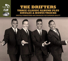 Load image into Gallery viewer, The Drifters : Three Classic Albums Plus Singles & Bonus Tracks (4xCD, Comp, RM)
