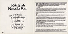 Load image into Gallery viewer, Kate Bush : Never For Ever (CD, Album, RE)