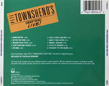 Load image into Gallery viewer, Pete Townshend's Deep End* : Live! (CD, Album)