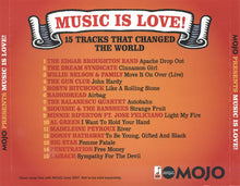 Load image into Gallery viewer, Various : Music Is Love! (15 Tracks That Changed The World) (CD, Comp)