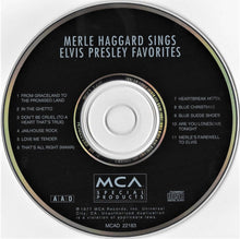 Load image into Gallery viewer, Merle Haggard : My Farewell To Elvis (CD, Album, RE)