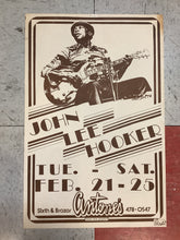 Load image into Gallery viewer, John Lee Hooker at Antone's Nightclub - 1978 (Poster)