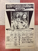 Load image into Gallery viewer, Soap Creek Saloon August Calendar - 1977 (Poster)