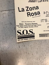 Load image into Gallery viewer, Save Our Springs at La Zona Rosa - 1992 (Poster)