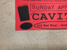 Load image into Gallery viewer, D.C. Beggars & Detonators at The Cavity Club - 1992 (Poster) Red